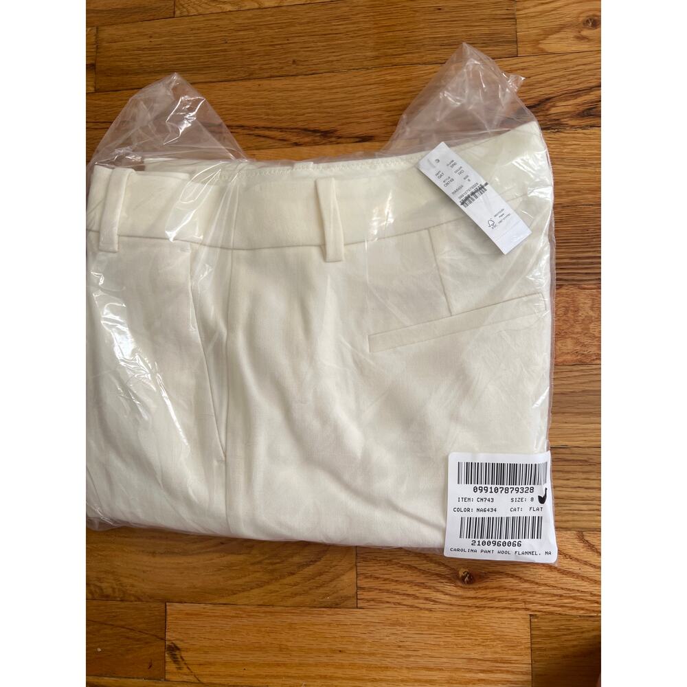 J. Crew Carolina pant in wool-blend flannel Black NWT size 8 - Picture 8 of 8